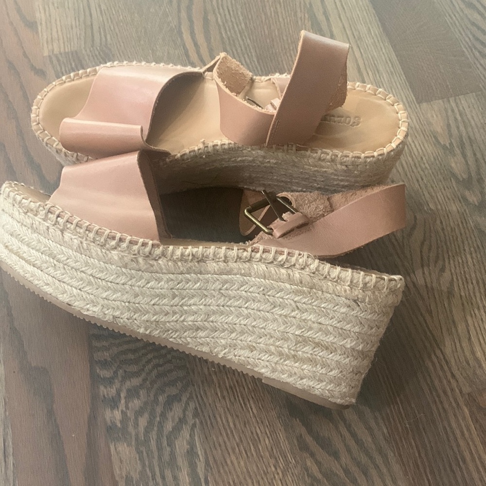Soludos Minorca Nude platform heels